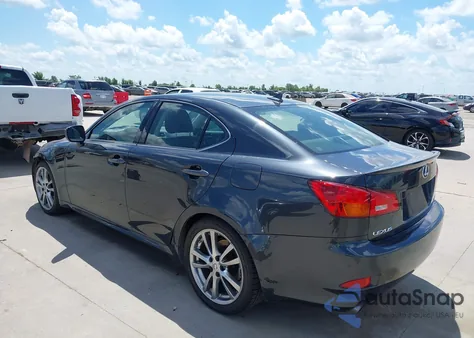 2008 Lexus Is 250 from USA, damaged, VIN JTHBK262985068513